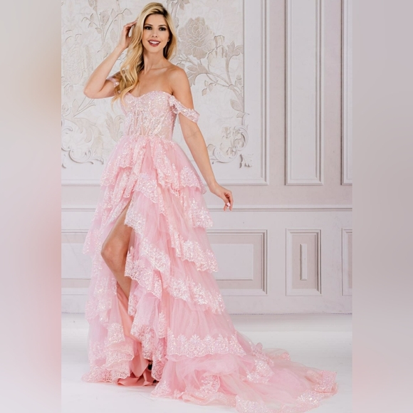 White Formal dress - Picture 8 of 10